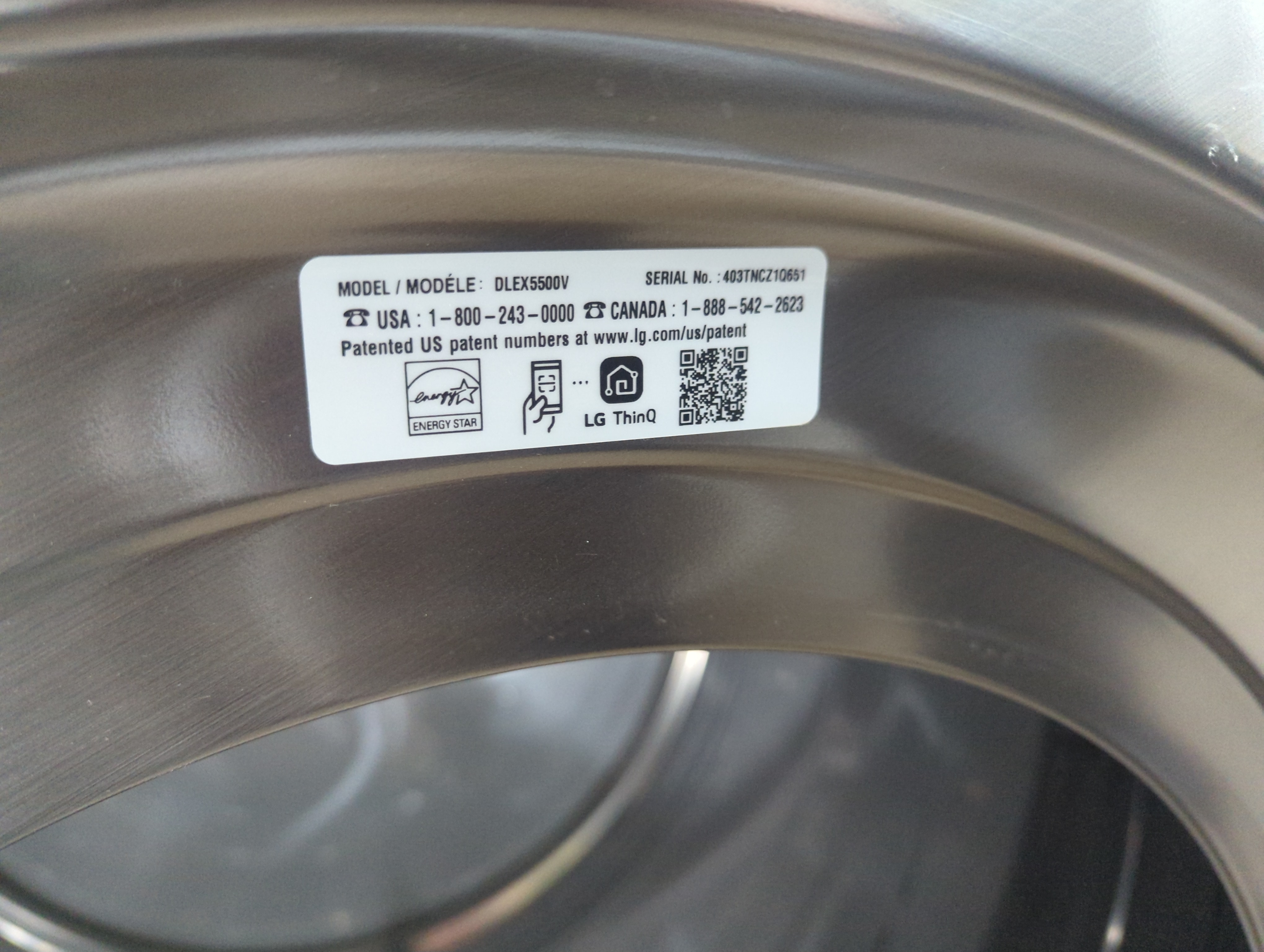 LG Electric Dryer