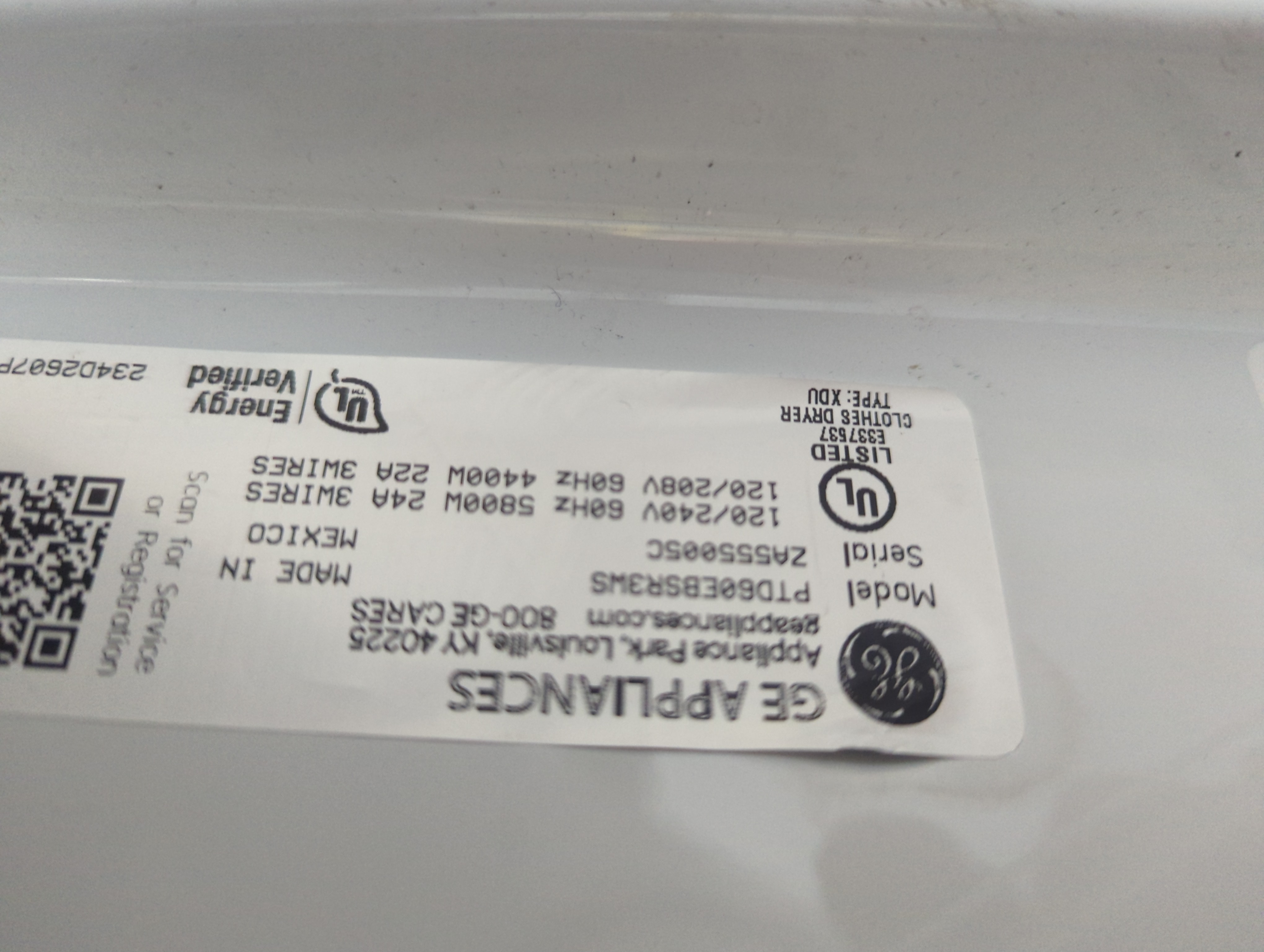 GE Electric Dryer