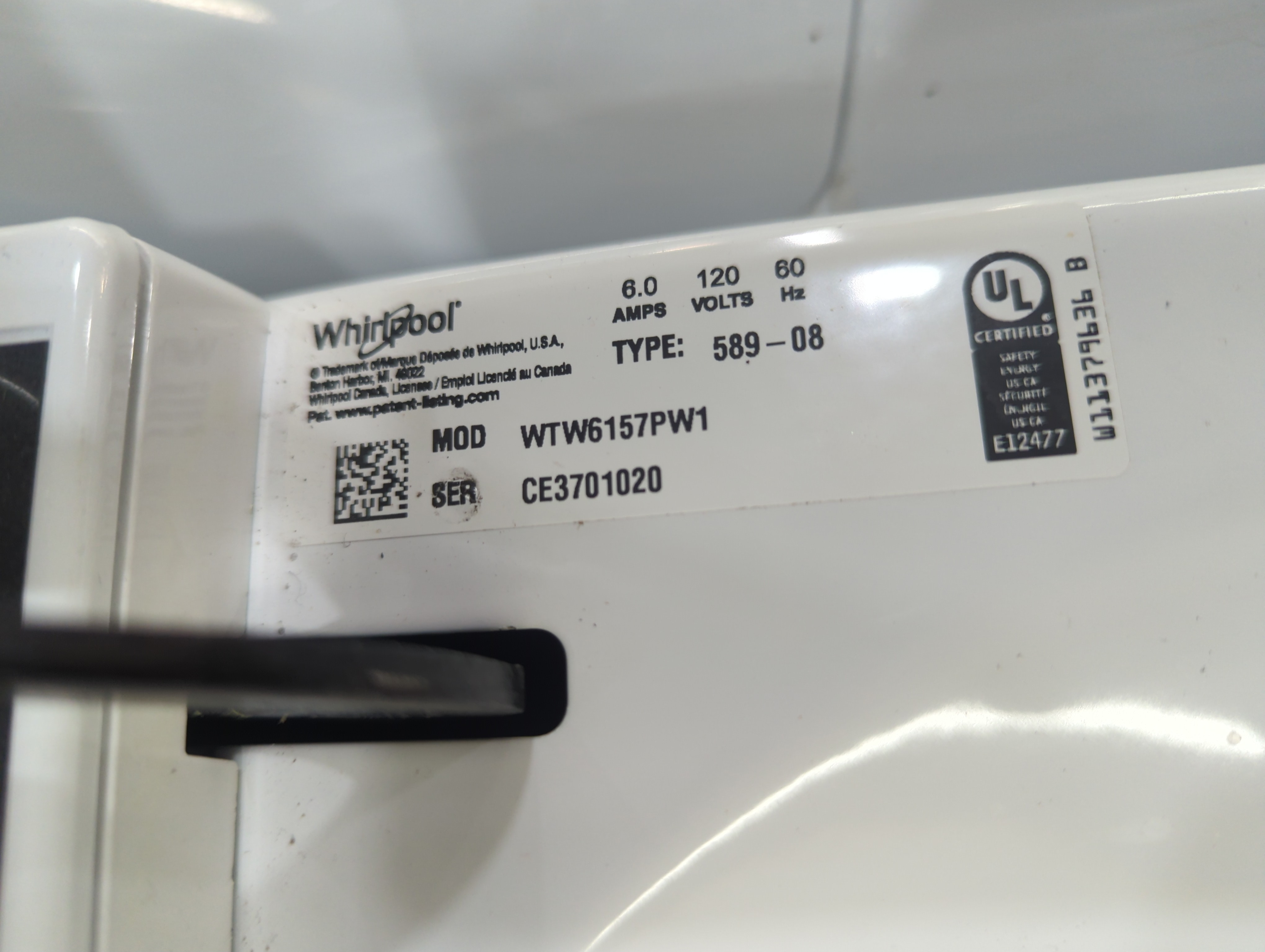 Whirlpool Top-Load Washer