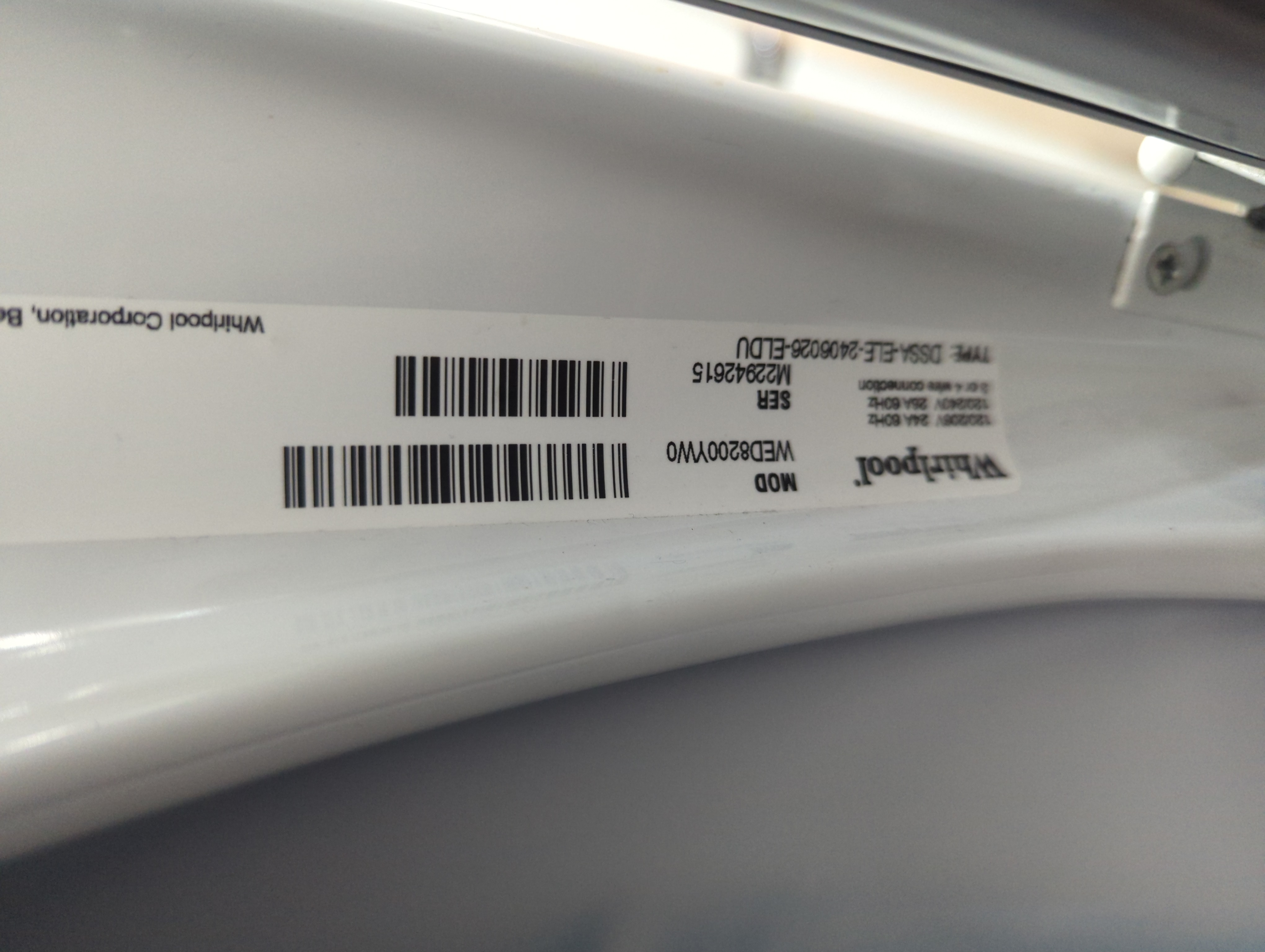 Whirlpool Electric Dryer