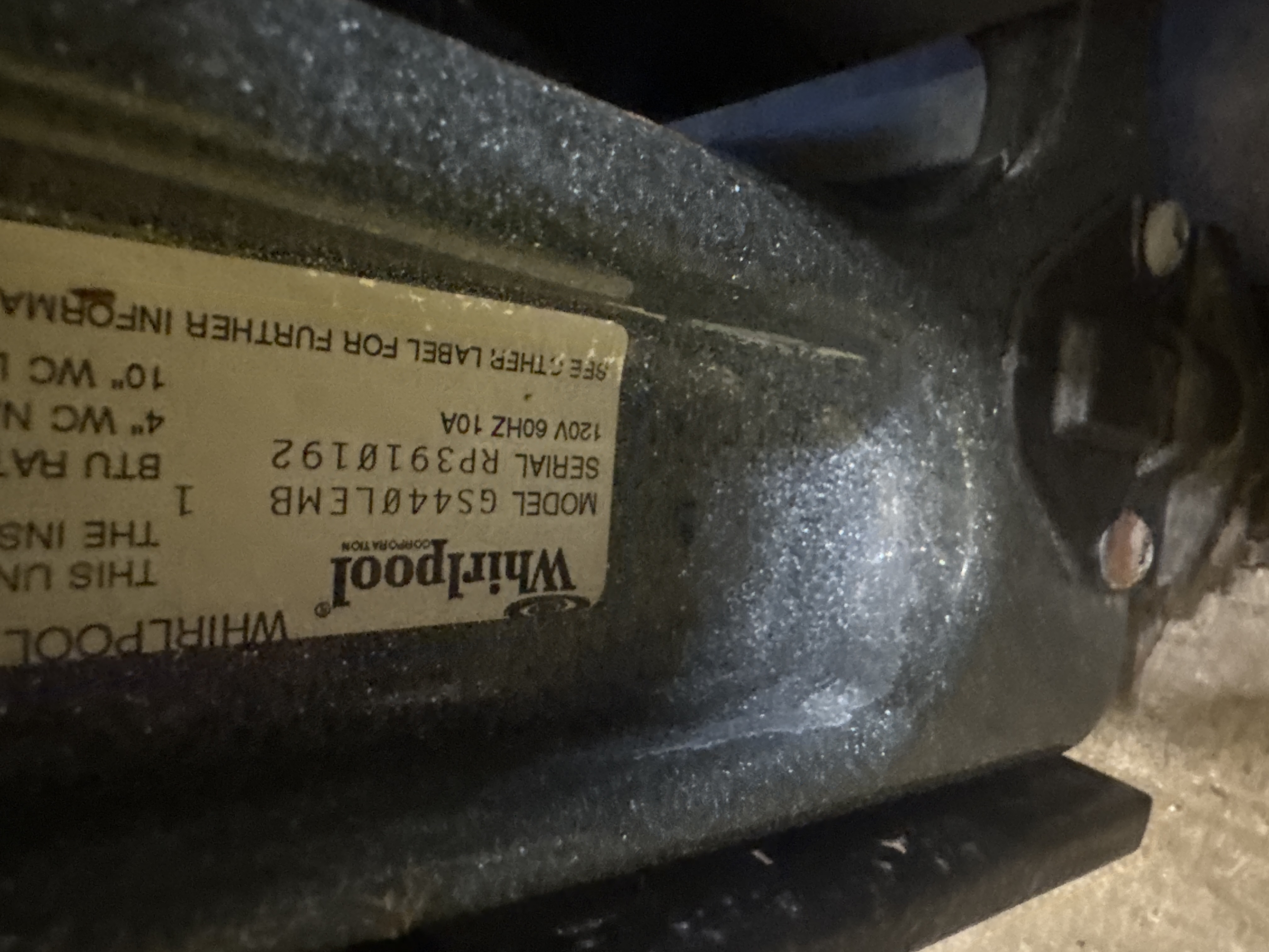 Whirlpool Gas Range